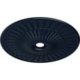 thumbnail image 3 of 36 5/8"OD x 3 5/8"ID x 2 3/8"P Galveston Ceiling Medallion (Fits Canopies up to 4 3/4"), Hand-Painted Midnight Dream, 3 of 6