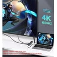 thumbnail image 2 of USB C Hub Ethernet HDMI Adapter, 10 in 1 USB C Docking Station with 4K HDMI, RJ45 Ethernet, SD/TF Card Reader, USB 3.0/2.0, PD 100W, USB C, LAN USB C Dongle for MacBook Pro/Air, iPad Pro, XPS, etc, 2 of 8