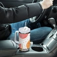 thumbnail image 4 of Yayeee 30oz Stainless Steel Tumbler with Straw and Handle Double-Wall Insulated Travel Water Bottle, Citrus Slice, 4 of 8