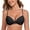 Black PolkaDot, variant on Women's Push Up Twisted Front Underwire Bikini Top Bathing Suit Top Size M