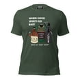 thumbnail image 1 of When Good Spirits Go Bad Unisex t-shirt, 1 of 7