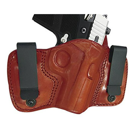 Tagua DCH-1227 Dual Clip Holster, Taurus Judge Polymer, Brown, Right