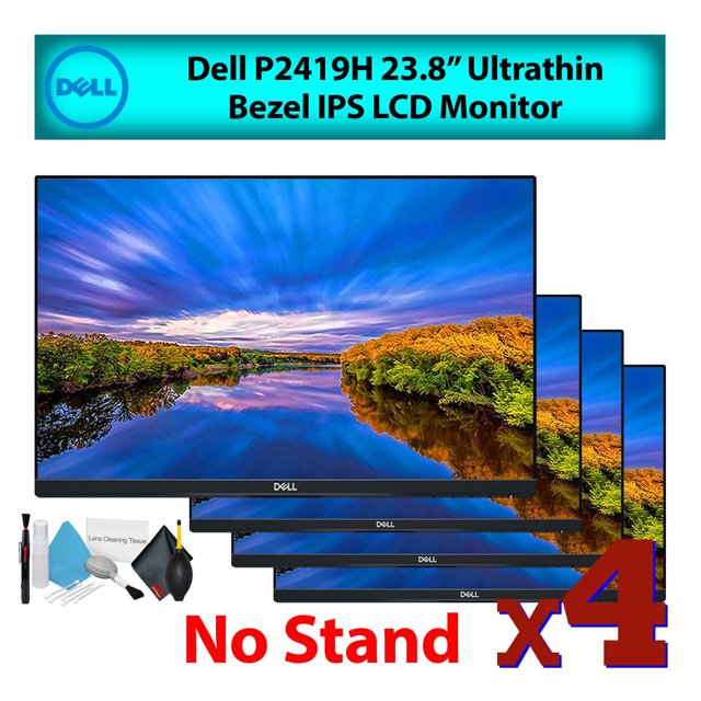 Dell 24" (p2419h) ips écran d'ordinateur LCD (pas de stand) (4-Pack) Budget Bundle