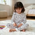 thumbnail image 5 of Shadoumai Halloween Pajamas Ghost Print Hand Paint Pjs Comfortable Shirt and Pant Sleepwear 2 Piece Outfits, 5 of 8