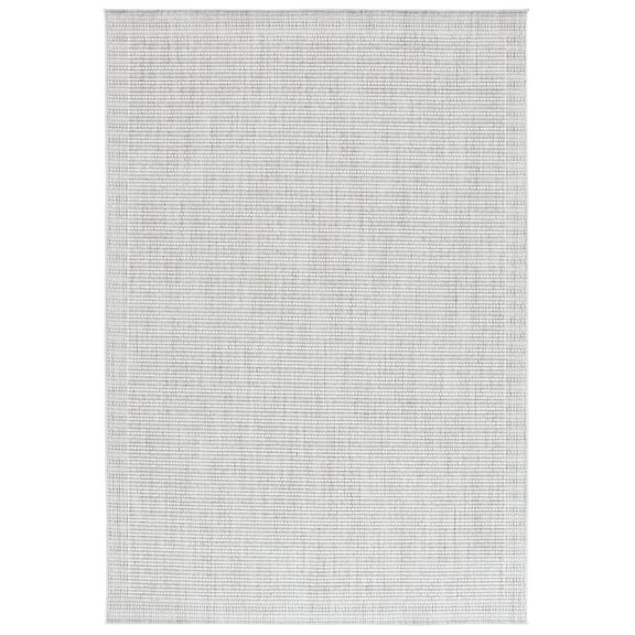 SAFAVIEH Martha Stewart Serenity Kenyon Solid Area Rug, Grey/Ivory, 9' x 12'