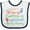 White and Navy, variant on Inktastic Occupational Therapist Like Mommy Boys or Girls Baby Bib