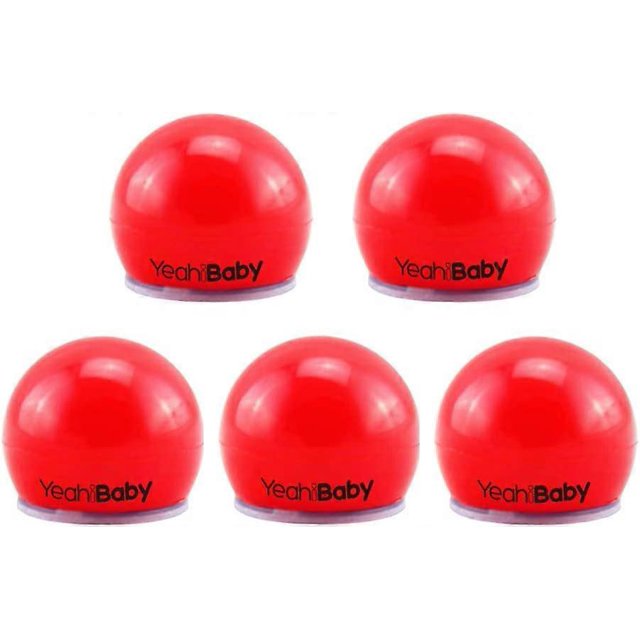 5 narices rojas intermitentes con luz LED, nariz de payaso intermitente, accesorios para disfraces de escenario, para fiestas de Navidad y Halloween.