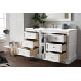thumbnail image 3 of James Martin Vanities 825-V60s-3Wz De Soto 60" Free Standing Single Basin Vanity Set -, 3 of 5