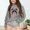 thumbnail image 2 of WOYY Toddler Girls Graphic Sweatshirt Spring Autumn Loose Crewneck Pullover Sweatshirts, 2 of 6