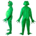 thumbnail image 4 of Disfraz De Rana Para Adultos De Halloween Onder Fiest Cosplay Soplay Outfit One Piece Disfraz Speravity HA046966-04, 4 of 6