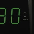 RCA Black USB Clock Radio Digital PlugIn