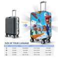 thumbnail image 6 of Lsque Mario Printed Luggage Cover, Travel Luggage Protector,Scratch and Dirt Resistant, Fits 18-32 Inch Luggage - Large, 6 of 9