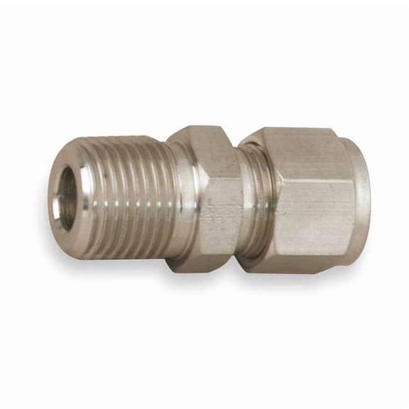 Parker 1/2" A-LOK x MNPT SS Male Connector 8MSC8N-316