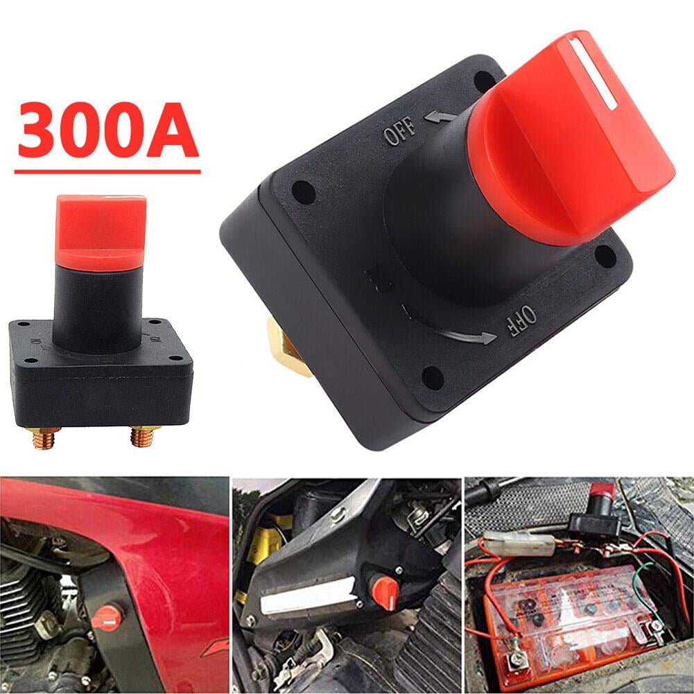 300A Battery Disconnect Switch - Universal Master Cut Off Isolator For Car, RV, Boat, Motorcycle
