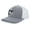 Heather Grey/White, variant on Heritage Pride HP Black & White Duck and Stars Mesh Back Embroidered Trucker Hat Baseball Cap, Heather Grey/White