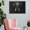 thumbnail image 3 of Yiluyinqing Elephant Tusks Canvas Print Wall Decorations Ready To Hang Room Home Art Decor 16x12in, 3 of 6