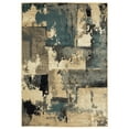 thumbnail image 1 of Oriental Weavers Evandale 9854A Beige/ Blue 1'10" X 7'6" Indoor Area Rug, 1 of 2