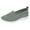 Army Green, variant on Walking Shoes Soft Breathable Anti-Skid Slip On Shoes Women Classic Arch Support Womens Shoes Casual Flat Shoes for Women Comfortable Mesh Round Toe Women's Shoes Gray