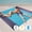 Blue, variant on Foldable Waterproof Sandproof Picnic & Beach Blanket, Large Mat for 1-8 People, Outdoor Camping, Park, and Sand Activities