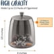 thumbnail image 4 of stainless steel ashtray with lid. windproof cigarette ash tray,black, 4 of 4