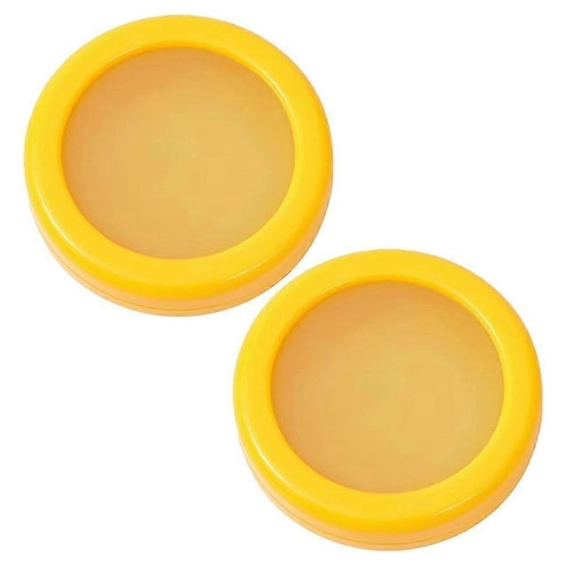 Contenedor de almacenamiento de alimentos de silicona para frescos: almacenamiento de aguacate, limón, tomate, accesorios y gadgets de cocina amarillo bs