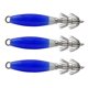 thumbnail image 4 of 3 piezas de anzuelos luminosos para pesca, accesorios de pesca, señuelos de pesca realistas. Azul, 4 of 9