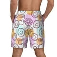 thumbnail image 4 of Gaeub Donuts and Coffee Mens Swim Trunks Stretch Beach Shorts Quick Dry for Men Swim Shorts Swimwear with Pockets- Medium, 4 of 9