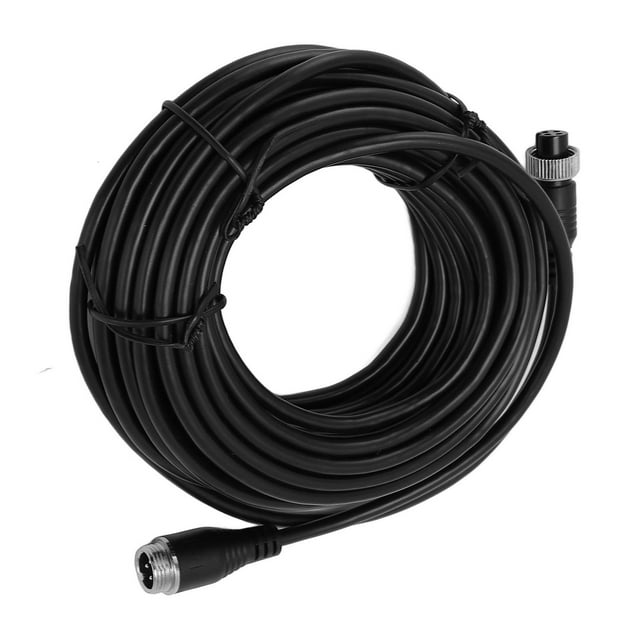4 Pin Camera Cord Car Video Aviation Extension Cable, Backup Camera Extension Cable for DVD Players, TV Boxes, Truck, Trailer Bus, RV, Reverse Camera Extension Wire