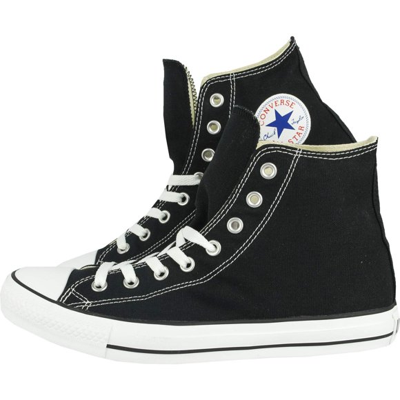 Converse Women's Sneaker, Black Natural Ivory White, 5