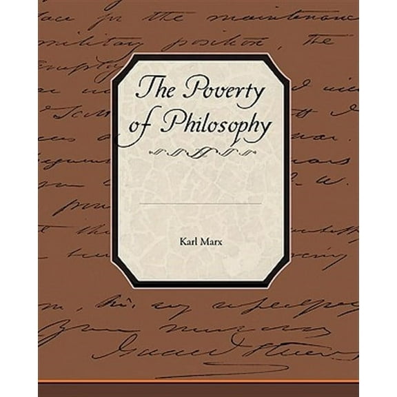 The Poverty of Philosophy (Paperback)