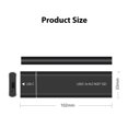 thumbnail image 5 of Aluminum USB3.1 Type C Enclosure M.2 Enclosure Box Externally Housing, 5 of 11