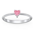 thumbnail image 2 of Bague Pierre de Naissance Cœur - Tourmaline Rose (Octobre), 2 of 6