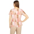 thumbnail image 2 of Alfred Dunner Womens Petite  Stained Glass Keyhole Top, 2 of 6