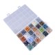 thumbnail image 3 of Cuentas De Vidrio 1200 cuentas de cristal de 0.236 in, 24 colores, cuentas de cristal facetadas Rondelle (B) Likrtyny Libre de BPA, 3 of 6