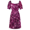 thumbnail image 5 of Rosa púrpura brillo elegante glam rock 90s neón 80s fiesta Bola de discoteca disco fiebre boogie dance dec Vestido sin mangas, 5 of 5