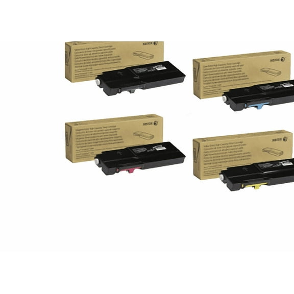 Xerox VersaLink C400/C405 High Yield Black Cyan Yellow Magenta Toner Cartridge Set, 106R03512, 106R03513, 106R03514, 106R03515