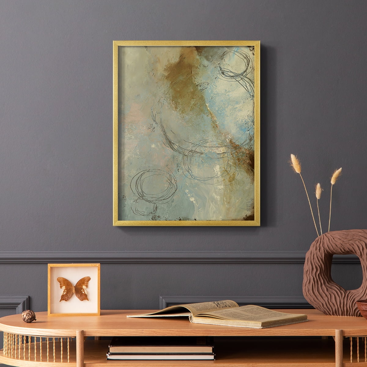Zen Path I Framed Print - Solid Wood in Single Picture Frame Solid Wood 2 Framed Print