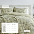 thumbnail image 5 of 3-Piece Winter-Printed Down Alternative Comfort Set with Shams (Full / Queen, Bear Mountain), 5 of 6