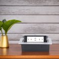 thumbnail image 4 of Caja De Toma De Corriente De Escritorio, Caja Dual AC250V Del Zócalo De Poder De Los Puertos USB Para El Uso Comercial De La Oficina, 4 of 7