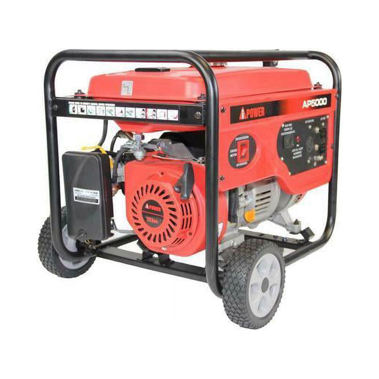 A-iPower AP5000 Gasoline Portable Generator W/ 5000W Starting Watts - image 3 of 5