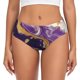 thumbnail image 1 of Fotbe Purple Gold Marble Swirls Calzones Estampados para Mujer – Ropa Interior de Algodón, Cómoda, Suave y Elástica-Small, 1 of 6