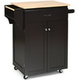 thumbnail image 5 of Gymax Rolling Kitchen Island Utility Kitchen Cart Storage Cabinet w/ Spice Rack Brown, 5 of 10
