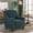 Light Blue, variant on MCombo Modern Accent Chair Upholstered Armchair for Living Room, Chenille Single Sofa, Brown