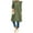 Green, variant on ZANZEA Women Solid Color Button Down Puff Long Sleeves Muslim Casual Blouse