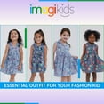 thumbnail image 2 of Disney Mickey Mouse Donald Duck Daisy Toddler Girls Chambray Skater Dress Toddler to Big Kid, 2 of 5