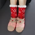 thumbnail image 2 of Kmdttou Womens Wool Socks Winter Warm Women's Casual Winter Home Non-slip Plush Warm Thick Warm Socks, 2 of 4