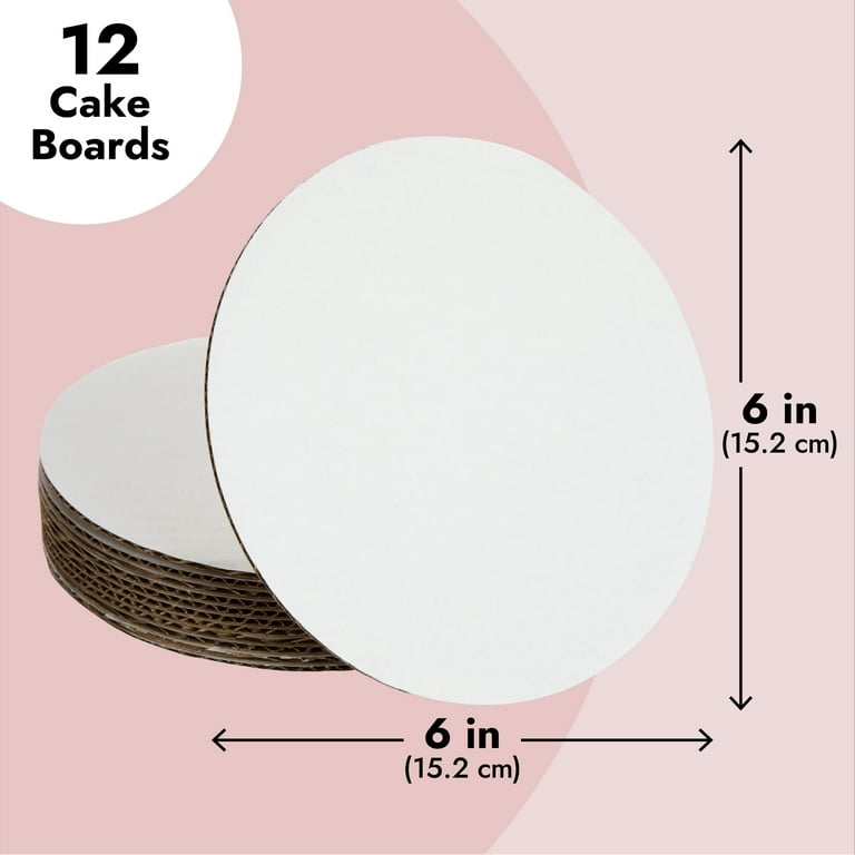 Walmart 12-Pack Inch Round Cake Boards, Disposable Platter