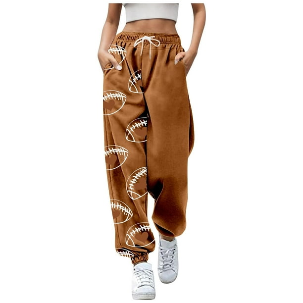 WILLBEST Pantalones Casuales para Mujer: Elegante Diseño de Cintura Alta con Bolsillo y Cordón para Un Ajuste Relajado, Ideales para Uso Diario y para Combinar con Estampados de Halloween. Chica