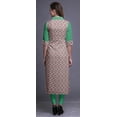 thumbnail image 4 of Bimba Kurti Droit en Rayonne pour Femmes Robe Longue Indienne Imprimée, 4 of 6