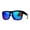 teal Mirrored, variant on Kush Mens Mirror Lens Gangster Oversize Horn Rim Cholo Sunglasses Teal